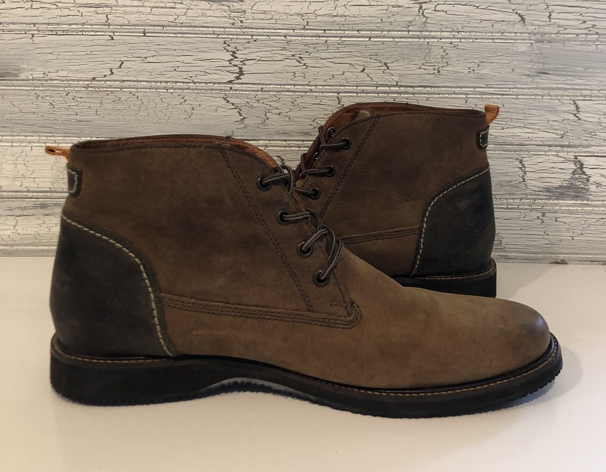 Tommy Bahama Edisto Brown Leather Chukka Boots Mens Size 11  display picture 3