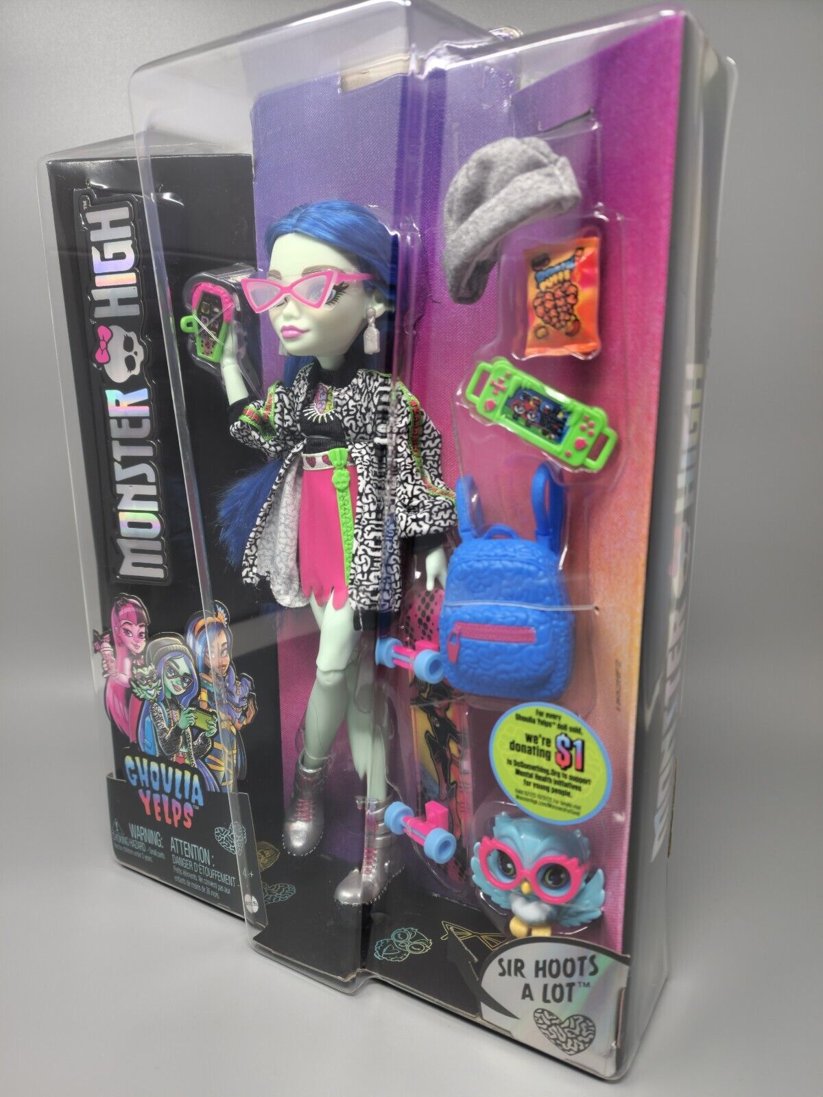 New Surprise Doll Monster High DOLL G3 Ghoulia Yelps Doll with Blue Hair  Pet and Accessories Girls Holiday Gift - AliExpress