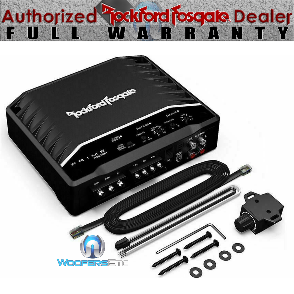 ROCKFORD FOSGATE R2-250X1 250W RMS SUBWOOFERS SPEAKERS BASS 2 OHM