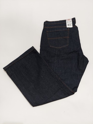 Dickies Sz 22 Women's Navy Blue Industral Denim Relax Fit 100% Cotton Jeans Pant - Picture 2 of 12