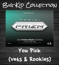 2024 Prizm NFL Orange Lazer/Disco/Green/Purple/Pink Wave Prizm (You Pick)