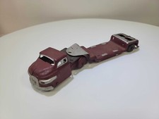 Vintage Tin Steel Lowbed Truck Toy
