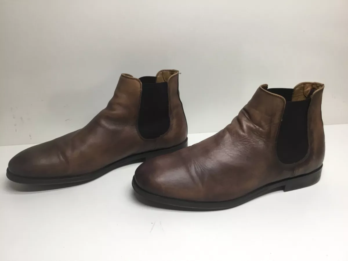 VTG MENS ZARA SHORT CASUAL BROWN BOOTS SIZE 45 eBay
