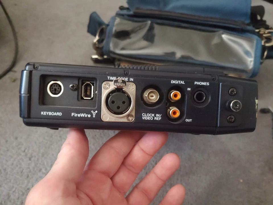 TASCAM HD-P2 Portable Stereo Audio Recorder w/ AC Adapter & Portabrace Bag - Image 3 of 4
