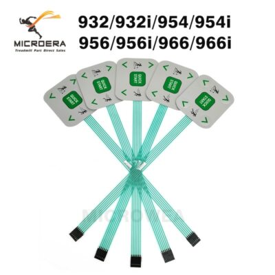 5pcs Quick Start Stop Button Keyboard Precor 954 954i 932 932i 956 956i 966 966i