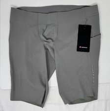 Lululemon Men’s Senseknit Running Short 10" Size M  Gull Gray  Tight Fit