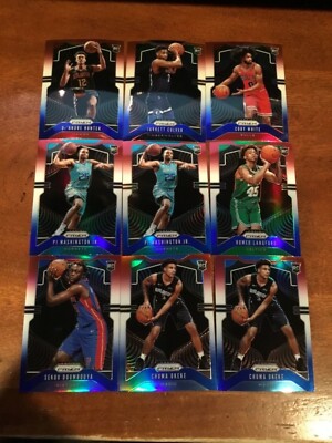 2019-20 PRIZM YOU PICK RED WHITE & BLUE ROOKIES WHITE LANGFORD GUY RC'S