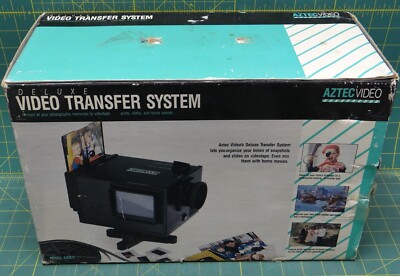 Aztec Video Deluxe Video Transfer System 8MM 16MM Prints, Slides, Home Movies