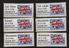 2015 UNION FLAG POST AND GO HIGH VALUES USED.