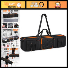 Photography Tripod Carrying Case, 50" Light Stand Bag, Removable Padding, Studio