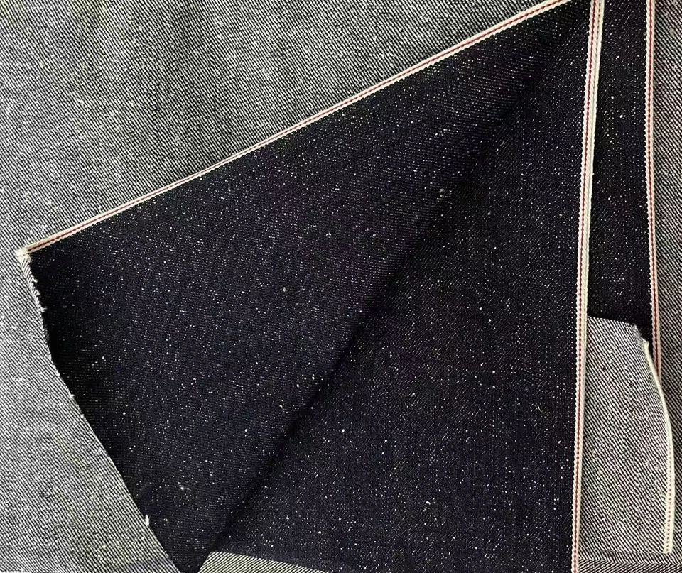 15.6oz Nep Selvedge Denim Fabric Dark Blue Premium Raw Selvadge Jeans Cloth - Image 4 of 4