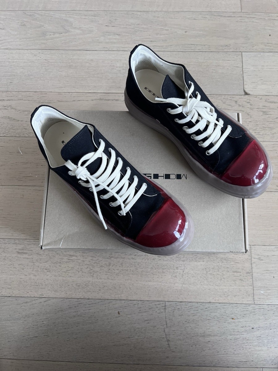 Rick Owens Drkshdw Concordians Low Dipped Ramones Sneakers