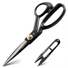 Left-Handed Fabric Scissors - 10.5 Inch(26.8CM) Dressmaker Shears - Professio...