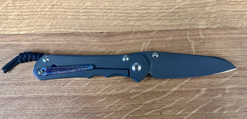 🔥¡RARO! Chris Reeve Grande Inkosi Insingo CERAKOTE NEGRO - Fábrica Nunca Transportado🔥 Foto 2 de 4