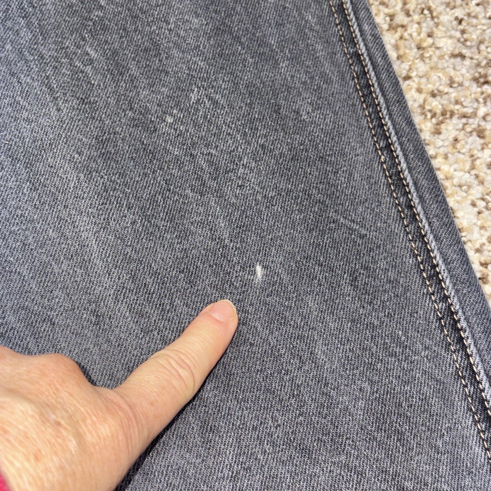 Urbanix Dynamic Jeans Mens 46x32 Black Carpenter Denim Fits 41 X 30 - View 8