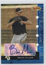 2005 Bowman's Best Blue 246/299 Brian Miller #110 Auto e6p