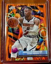 2025-26 Topps Chrome Cosmic 43 Russell Westbrook Orange /25