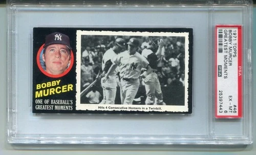 1971 Topps Greatest Moments Bobby Murcer New York Yankees #46 PSA 6