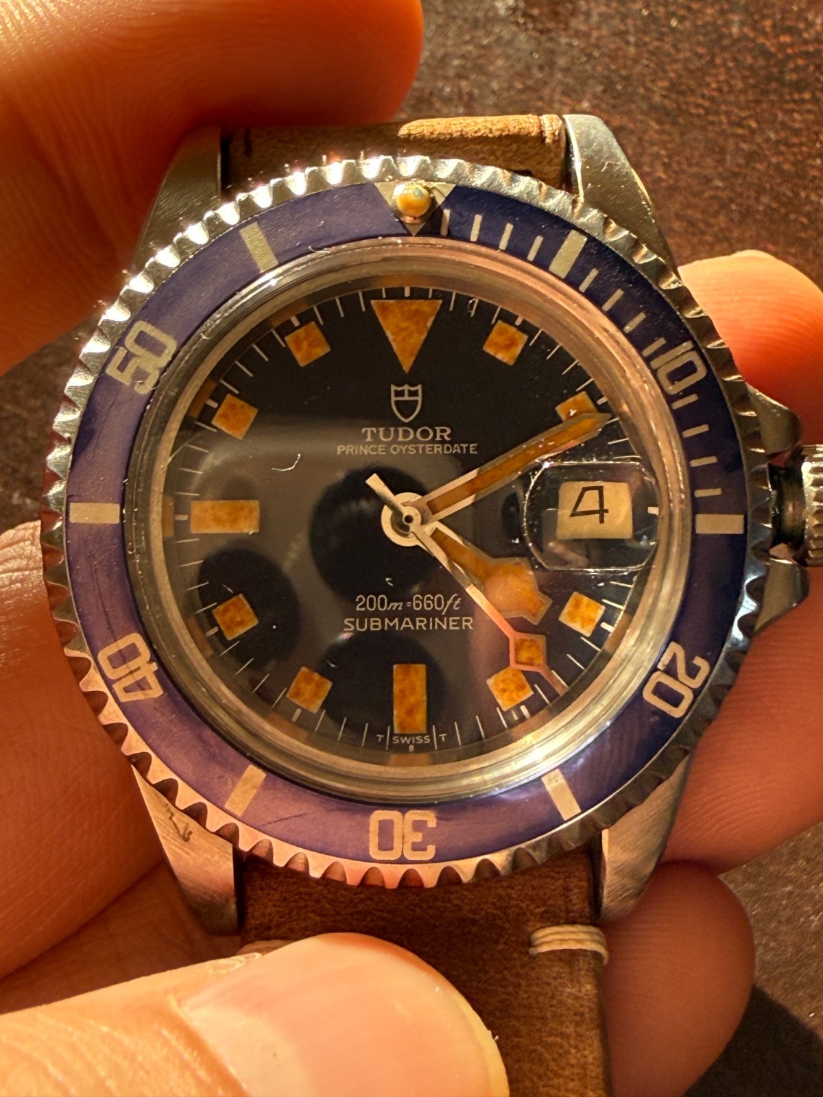 Tudor Prince Oysterdate Deep Blue Snowflake ref. 9411/0 Automatic Men Watch READ