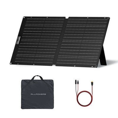 ALLPOWERS SE100 100W Portable Foldable Solar Panel For Outdoor Camping Van Trip