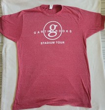 Garth Brooks Stadium Tour T Shirt Mens Large Red Concert Country Music Graphic