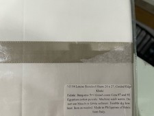 220 Matouk Italy New One Sham Standard Bergamo Giza-87 Louise Khaki