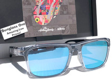 Revo ROLLING STONES I GOT THE BLUES Black POLARIZED Blue Sunglass 7120 00 BL