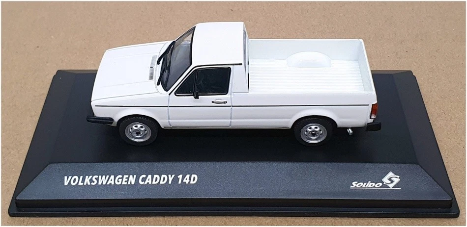 Camión Volkswagen Caddy 14D Solido escala 1/43 S4312301 - blanco Foto 4 de 4