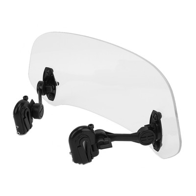 _Clear Motorcycle Windshield Extension Heighten Windscreen Wind Rain Air