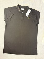 Lacoste Black Polo Shirt – Size M – Logo Design – Brand New