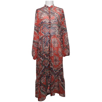 Lindex, Strandkleid, Größe: S, Rot/Mehrfarbig, Polyester, Print, Damen #exw