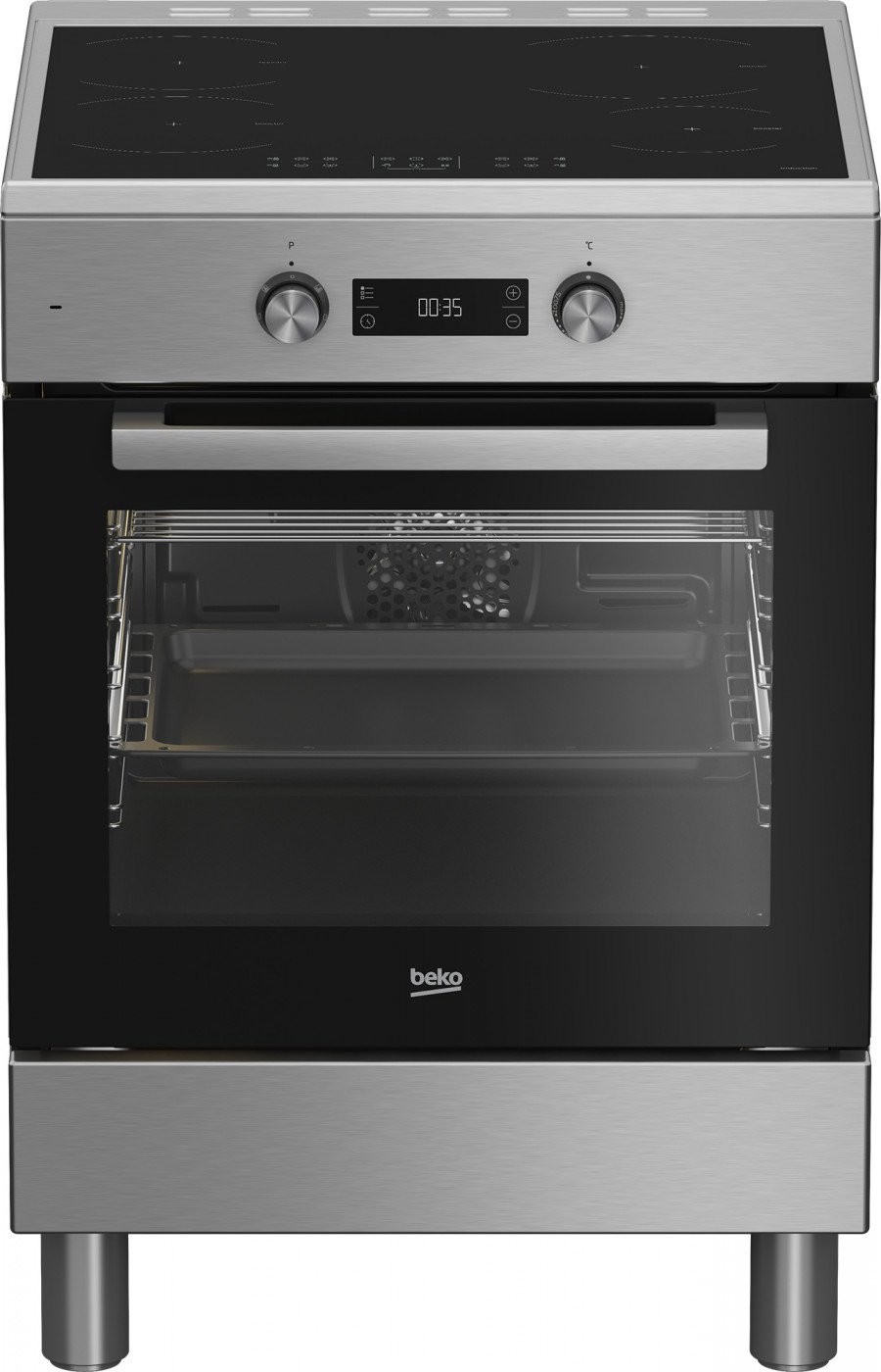 Beko Cucine a Gas FSE69300X CUCINA 60X60 MULTI8 4Z INDUZ INOX