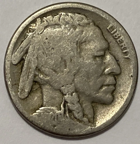 1920 S - Buffalo Nickel - Better Date - Partial Date Exact Coin Imaged #BF124