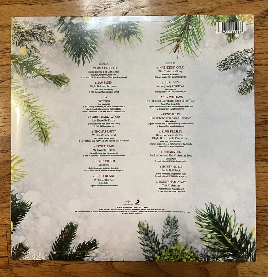 NOW That's What I Call A Most Wonderful Christmas Exclusive Green Vinyl LP New! - Image 2 of 4