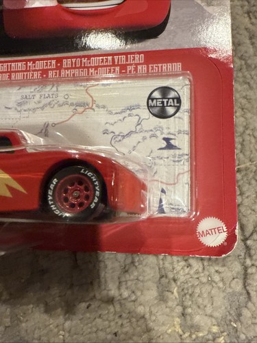 Disney Pixar Cars ROAD TRIP LIGHTNING MCQUEEN On the Road Metal Diecast 1:55 - Picture 4 of 8