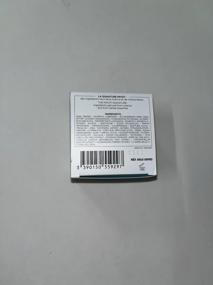 NUEVO PAYOT Paris HYDRA 24+ Crème Glacée 1,6 oz/50 ml VENDEDOR DE EE. UU. ENVÍO AL DÍA SIGUIENTE Foto 3 de 4