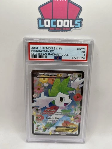 The Pokémon Company Shaymin EX RC21/RC25 Legendary Treasures Full Art PSA 1
