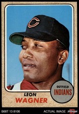 1968 Topps #495 Leon Wagner Indians 6 - EX/MT