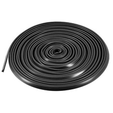uxcell Edge Trim U Seal Extrusion, Silicone Black U 5000mmx3mmx6mm,