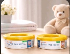 Munchkin Arm and Hammer Diaper Pail Refills - 2 Pack Lavender Scent Holds 272