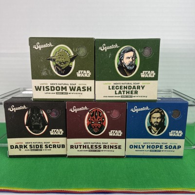 DR. Squatch Limited Edition Star Wars Soap, Zero & Heavy Grit