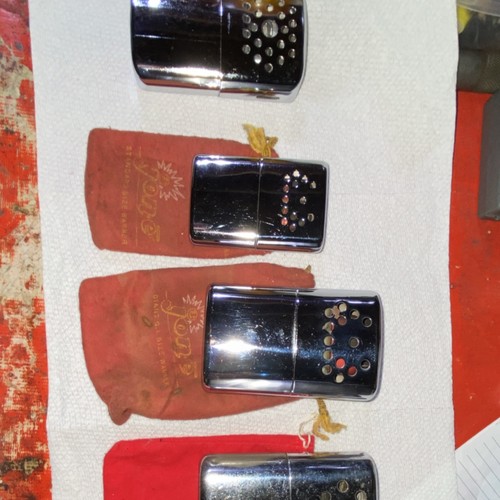 Jon-e Vintage GI Hand Warmers Silver Metal Reusable Lot