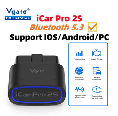 Vgate iCar Pro 2S Bluetooth 5.3 Kfz-Diagnosegerät für Android/iOS/PC