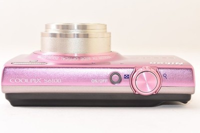 Nikon COOLPIX S6100 Pink Compact Digital Camera 2508047 | eBay