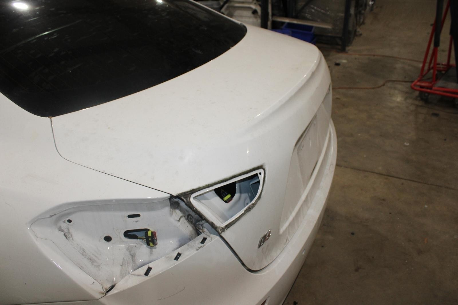 Maserati Ghibli 2014-2017 Rear Condenser compartment lid White