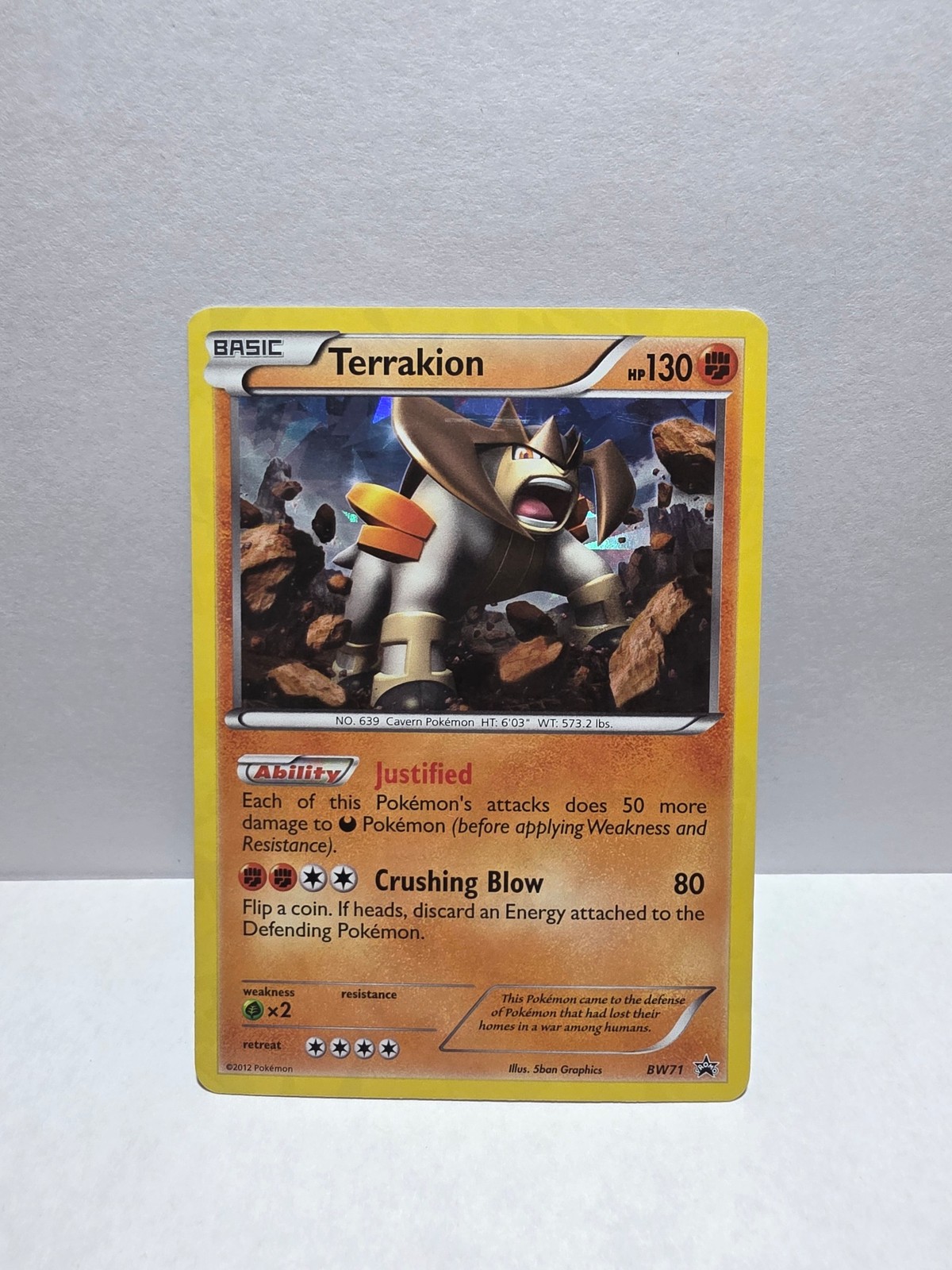 Black and White Promos #BW71 Terrakion