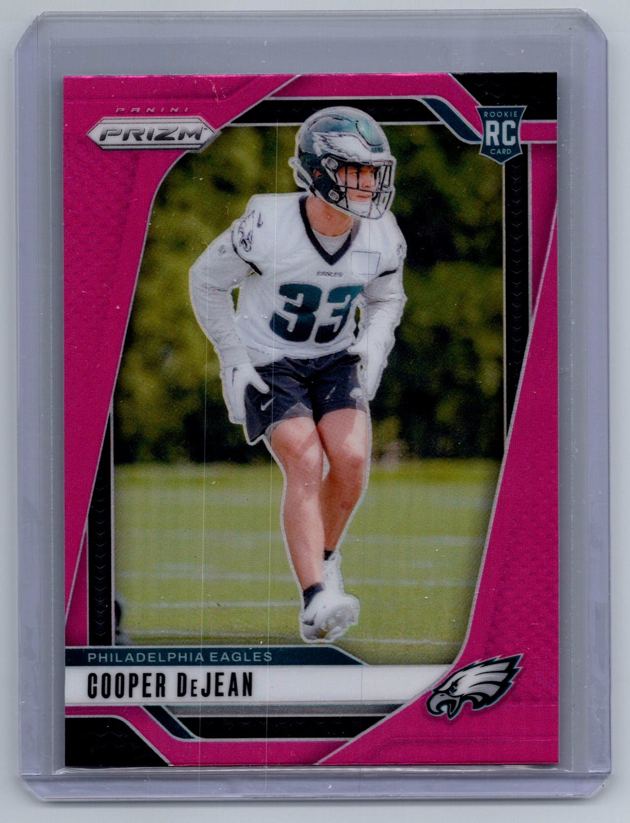 2024 Panini Prizm #321 Cooper DeJean Pink
