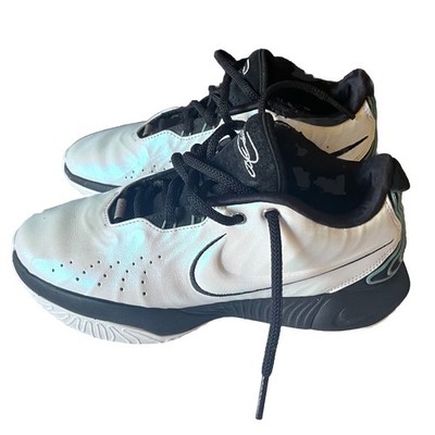 Nike LeBron James 21 Conchiolin Pearl Leather Basketball Shoes HF5841-100 Sz 7.5