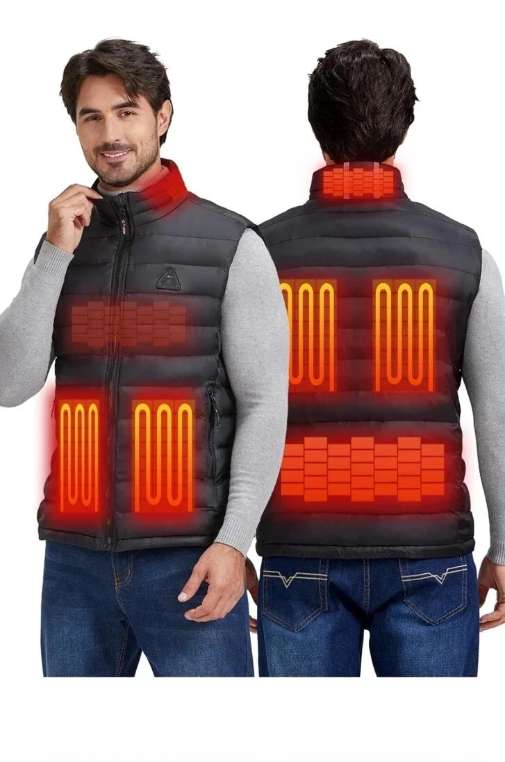 Icestop Men's Heated Vest w/ 20000mAh Battery Pack 7.4V - Black Size XL
Opens in a new window or tab