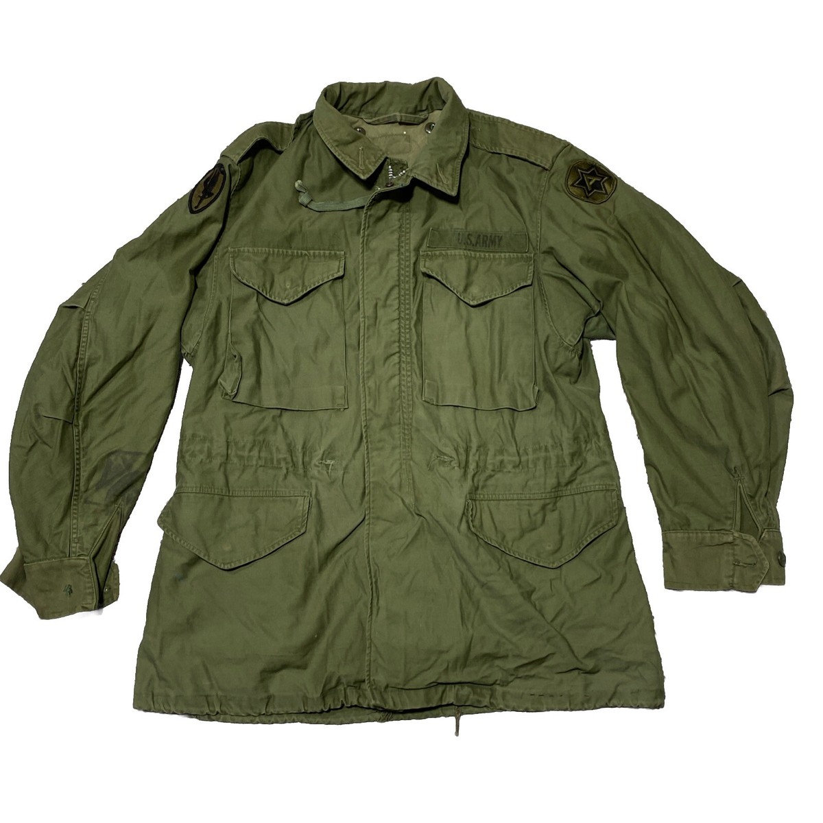 VTG M-65 Field Jacket OG 107 Vietnam War Era US Army Coat 6th